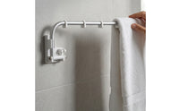 RV Lavatory Clothesline Rod Foldable Folding Clothesline Rod Aluminum Alloy