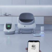 Smart Open-Top Automatic Litter Box Electric Self-Cleaning Cat Litter Box for Cats, Indoor, Home