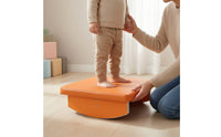 Balance Seesaw Board with Padded Top Wooden Seesaw Board Curved for Preschoolers