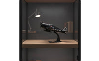 F6F Model Collector Quality Fighter Aircraft Model with Stand Display for Shelves, Desk