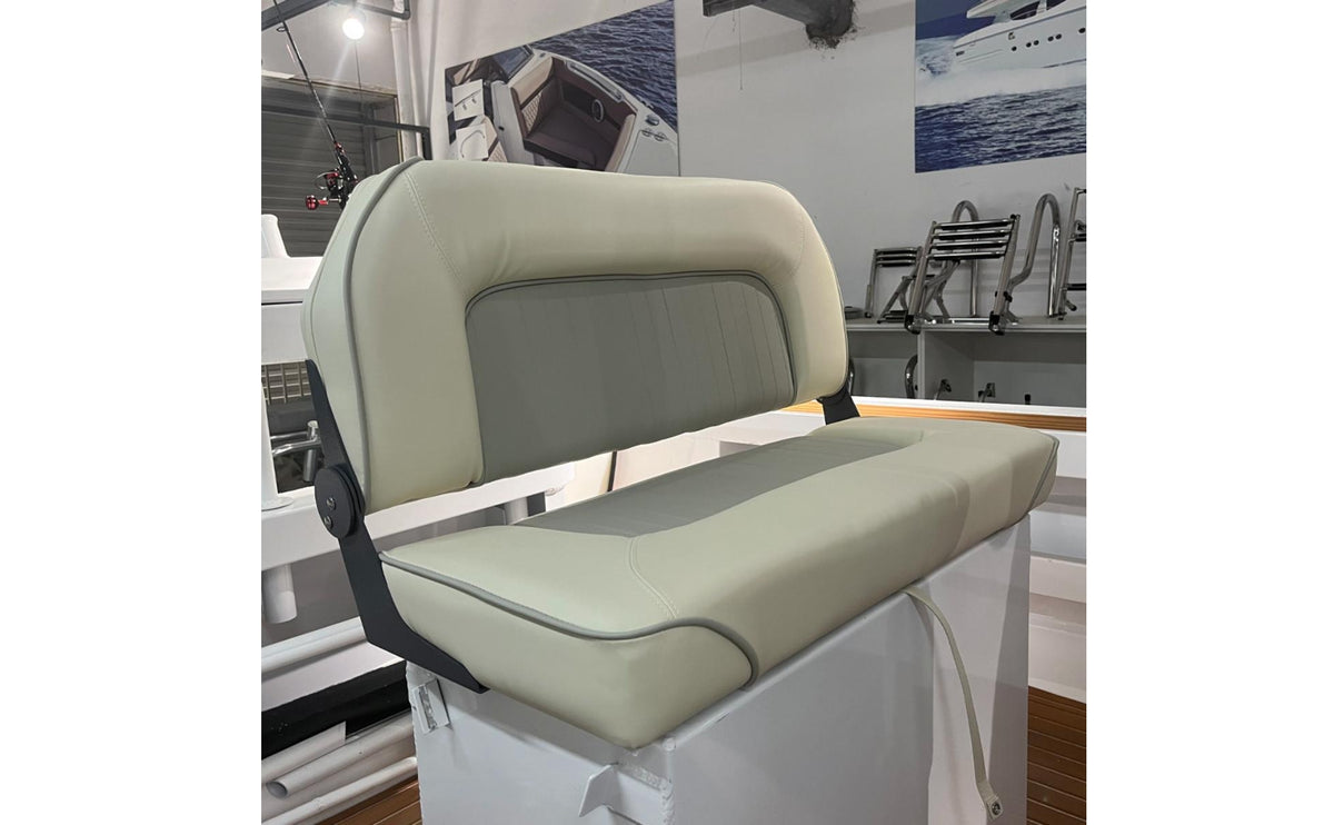 Marine Driver Seat Stitched Fold down down Driver Seat Chair Curved Backrest
