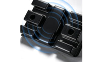 4 Pieces Noise Reducing Vibration-Damping Pad Slim Anti-Vibration Pad Rubber Washer Heavy-Duty for Homeowners