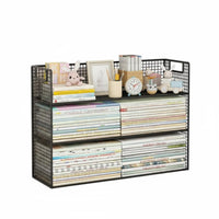 Space-Saving animalshapedShaped Book Stand Child-Safe Design Desktop Organizer Multi-Compartment Storage Rack Easy Assembly for Children, young children, Parents, kid's Room, play area, Study Table