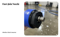 1/4 Inch Quick Connect Nozzle Adjustable Spray Nozzle Tip Adjustable Power Washer Tip for Car Owners, Homeowners, Garden Watering