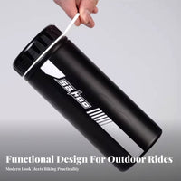 Large Capacity Water Bottle Shaped Tool Case Robust Cycle Tool Storage Bottle Lightweight for Mountain Bikers, Outdoor Sports, Long Rides