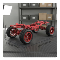 1/12 Scale Crawler Frame Elevated Axles Metal RC Car Chassis Construction RC Car Chassis Frame for Hobbyists
