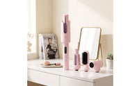 Interchangeable Multi-Styler with Detachable Heads Multifunctional Hair Dryer Brush with Detachable Heads Allall-in-One Hair Curler and Straightener Fast Heating for Travelers