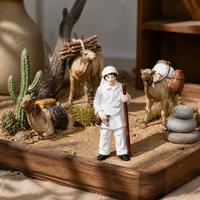 Miniature Desert Animal Figurines for Micro Landscape and Garden Decor