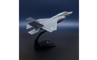 F-35B Fighter Jet Model Detailed Finish Low-Observable Fighter Model Display Stand Toy Vehicle for Collectors, Shelf