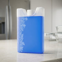 6 Pieces Refillable Ice Crystal Box Translucent Cooling Insert Sturdy Container Versatile for Summer