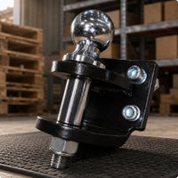 50 Ball Tow Hitch Compact Polished Chrome Hitch Ball Fit Vehicle Towing