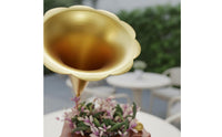 Vintage Phonograph Flower Pot Nordic Design Gramophone Shaped Planter