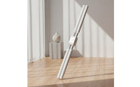 Telescopic Posture Training Stick Padded Stretching Stick with Adjustable Arms Metal Posture Corrector Pole Portable for Office Workers, Home Workouts