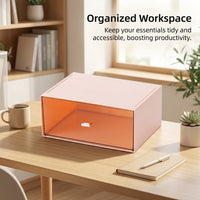 Home Storage Drawer Organizer Box, Desktop with Drawers for Office Workers, Desk for Stationery and Sundries