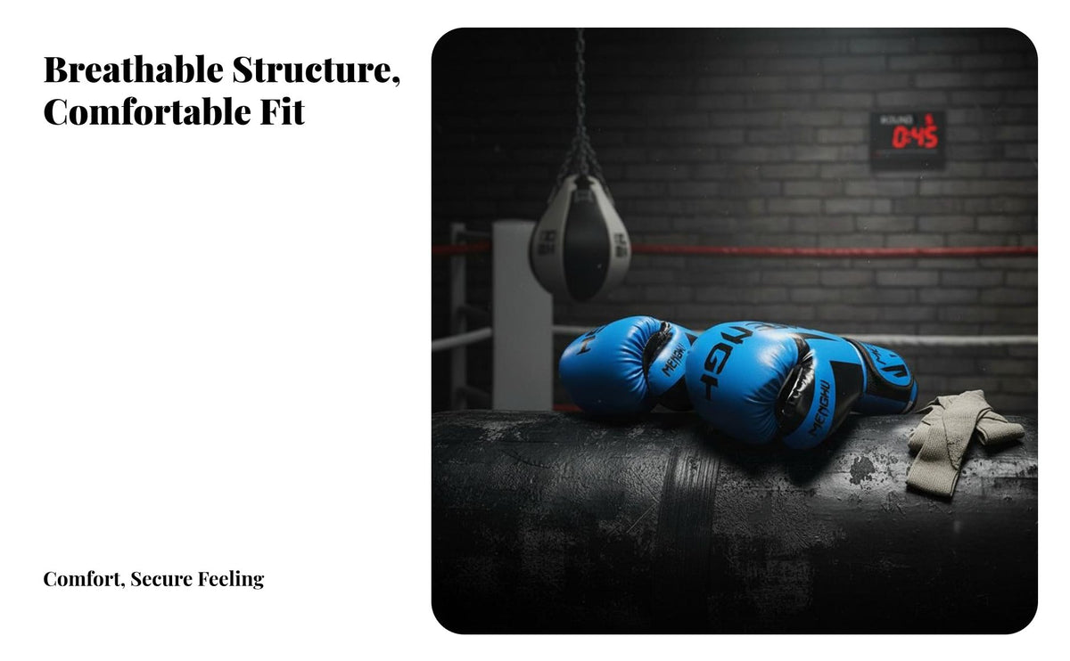Long-Lasting Boxing Gloves Force Protection Training Gloves Shock Absorption Combat Sports Gear Wrist Support for Children, Women, Beginners, Sparring, Gym