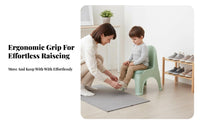 Light Luxury Design Pudding-Shaped Stool multi-functional Small Chair Thickened and long-lasting Household Furniture Rounded Edges for Children, residents, Living Room, Entryway, Playroom, Bathroom