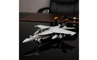 Collectible F/A-18 Model Aircraft Detailed Aircraft Model Static Realistic for Desk, Shelf