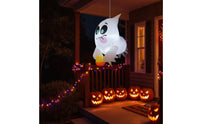 Halloween Inflatable Ghost Outdoor Hanging Ghost Spooky Decorations Lighted for Porch
