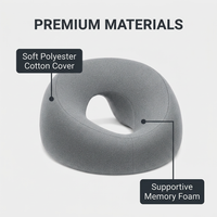 Memory Foam Face Down Pillow, Massage Headrest Bed with Hole, Breathable Face Cushion for Massage Table, Ergonomic Face Cradle Cushion