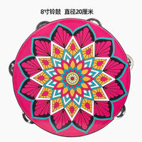 铃鼓敦煌飞天手鼓新疆维吾尔族手拍鼓乐器幼儿园舞蹈道具考级专用