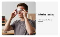 Anti-Fog Safety Goggles Crystal Clear Vision Shock Resistant Goggles Workplace Safeguarding Ocular Wear Full Sealant Design