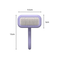 Curved Slicker Brush Effective Detangling Brush Ergonomic Multi-Purpose for Dogs, Home Grooming