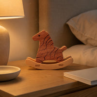 Rocking horse Aroma Diffusers Releaser Desktop Wooden Horse Scent Releaser Fragrance Ornament