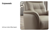 Adjustable spinerest Reclining Armchair Ergonomic ergonomic assistance PushSpine Recliner Chair Extendable Footrest Single Sofa weightless-position design Design for Readers, Movie Lovers, Seniors, Living Room, Bedroom, Study, Home Office