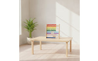 Wooden Abacus Multicolored Bead Abacus Prescolar for Preschool, Classroom, Kids