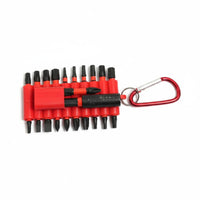 22 Pieces S2 Steel High-Rotational Force Driver Bit Set Long-Lasting Portable Screwdriver Bit Kit High Hardness Anti-Slip for Technicians