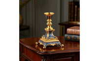 Candlestick Ornate Tabletop Ornament Metal for Decorators