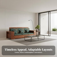 Straight-Line Wood Frame Couch New Chinese design Sofa Minimalist Design Living Room Furniture for Homeowners, Apartment Dwellers, Home, Reception Hall