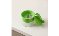 Vegetable Spiraling Device with Container Rotary Vegetable Spiraling Device Stainless Steel Spiralizing Disc for Vegetarians