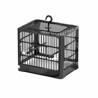 Easy to Clean Parakeet Enclosure Includes Accessories Small Bird Enclosure Long-Lasting Portable Bird Carrier Slide-out Tray