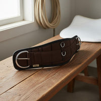Western Saddle Cinch Wide Design Padded Western Cinch Stainless Steel Buckle Horse Belly Strap