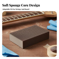 Soft Abrasive Guitar Fret Polishing Tool Restores Luster Guitar Fret Polisher Easy to Use for Guitarists, Musicians, Home Studio, Workshop