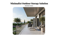 Waterresistant 2-Door Storage Cabinet Sun-Resistant Freestanding Metal Shoe Locker long-lasting Construction Outdoor Furniture Multipurpose Design for Homeowners, Gardeners, Families, Balcony, Garden, Courtyard, Outdoors