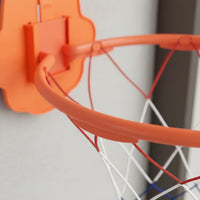 Quiet Play Wall-Mounted Basketball Hoop Space-Saving Indoor Basketball Hoop Set Easy to Install for Children, Toddlers
