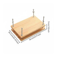 Book Restoration Clamp Multi Purpose Adjustable Book Clamp Wood Bookbinding Press