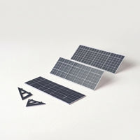 3 Pieces Solar Panel Model Mini Photovoltaic Panel Model Slim for Modelers