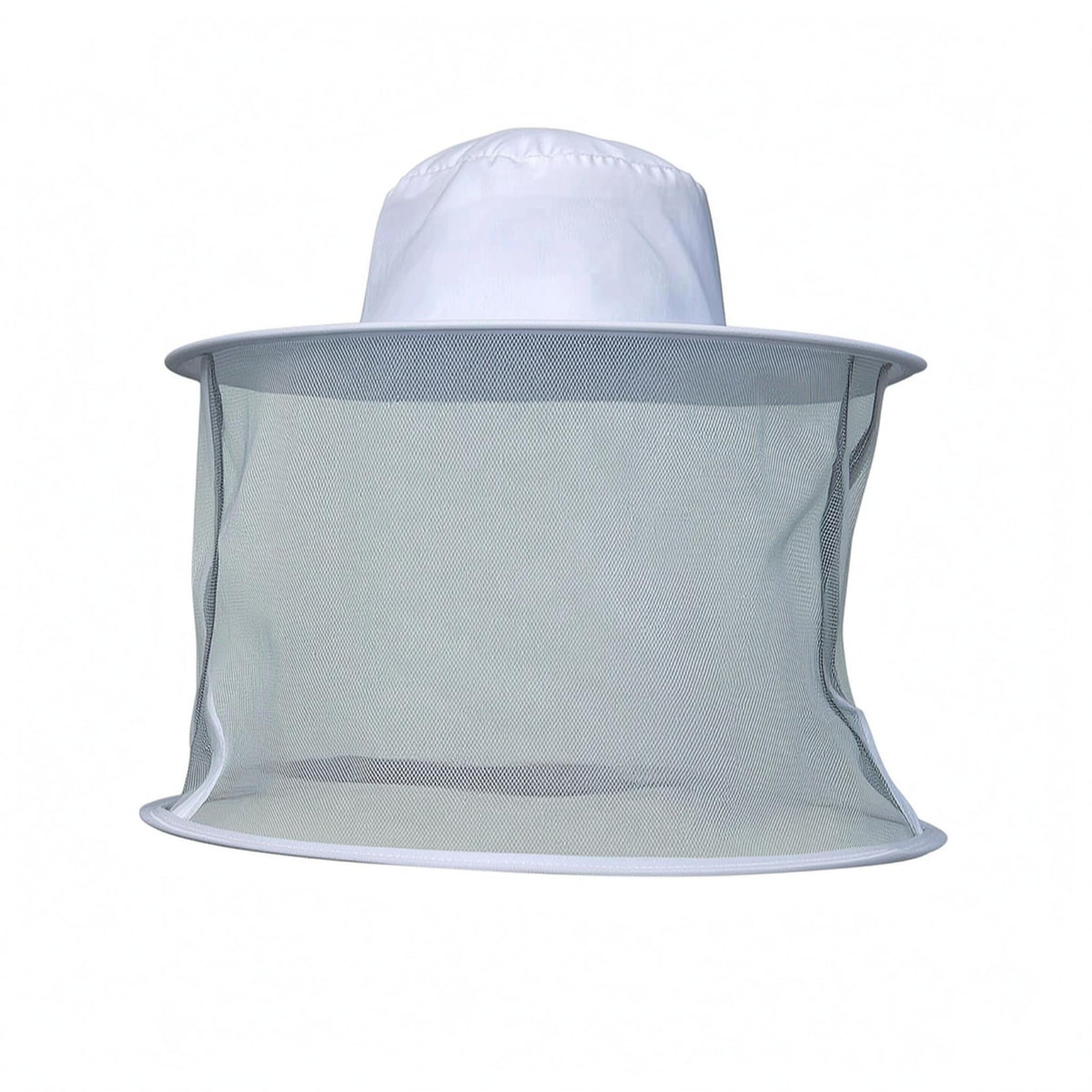 Wide Brim Beekeeping Veil Hat Full-Face Beekeeping Hat Support Rings Beekeeper Cap with Mesh Net for Beekeepers