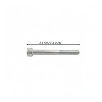4 Pieces 6mm Long-Shank Screw Heavy-Duty Replacement Fastener Sturdy Screwdriver Bit High Hardness for DIYers