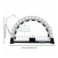 Foldable Optical Reflection and Refraction Demonstrator Graduated Light Reflection and Refraction Demonstrator Visible Optical Experiment Apparatus Portable for Teachers, Students, Schools, Classroom, Science Class
