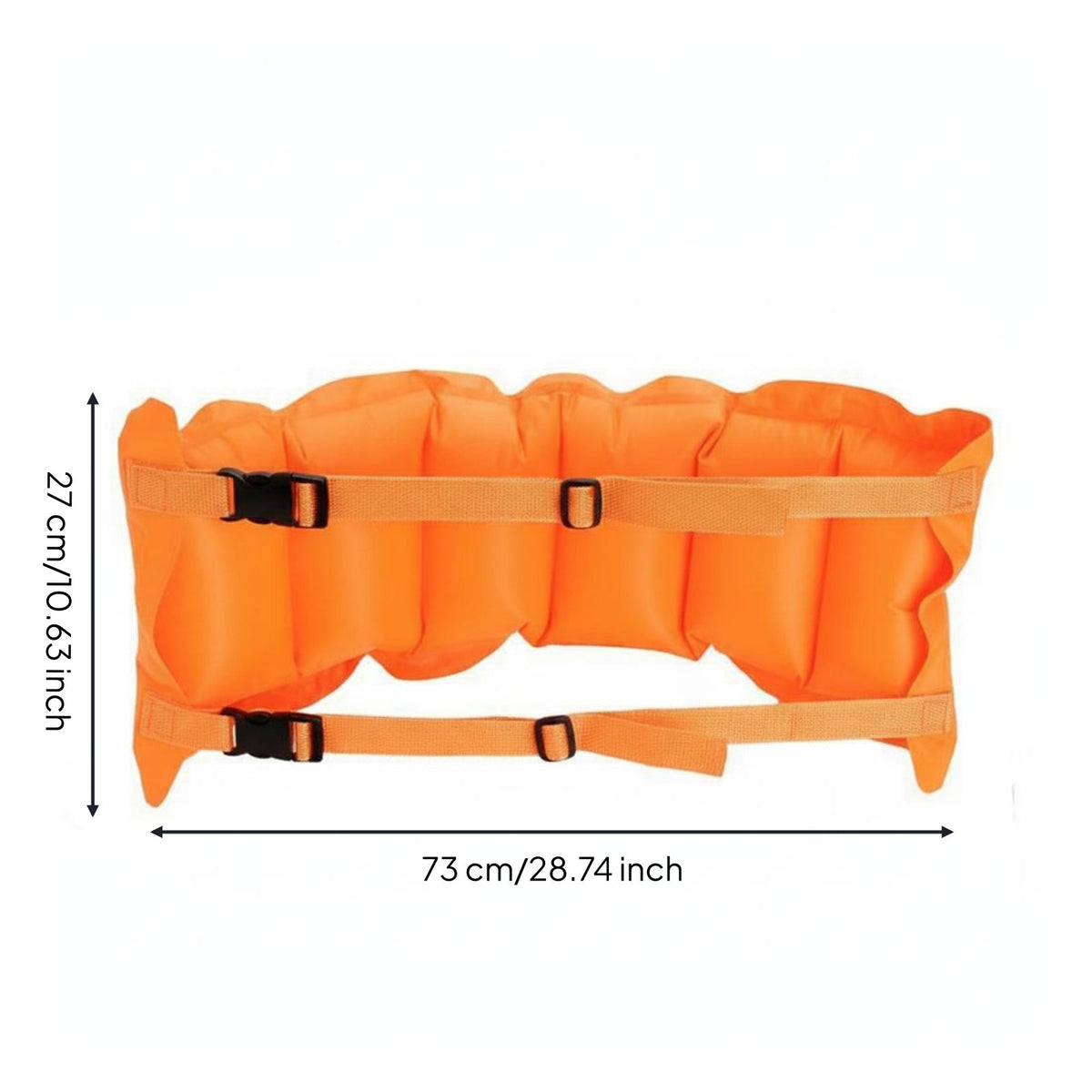 Comfortable Swimming Waist Buoyancy Aid Portable Inflatable Swim Belt Lightweight for Beginners, Children