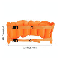 Comfortable Swimming Waist Buoyancy Aid Portable Inflatable Swim Belt Lightweight for Beginners, Children