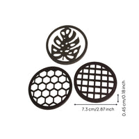 3 Pieces Circular Propagation Covers with Cutouts Flat Cutting Supports for Gardeners