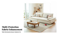 Deep-Seat Cumulus Settee scuff-resistantResistant Deep-Seat 2-Person Sofa Removable and cleanable Cover Couch for Pet Owners, Living Room, Lounging, Lounge Area