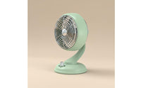 Low Noise Retro Desktop Fan Portable USB Charging Desk Fan Air Circulator Cooling Appliance Adjustable Speed for Students, Office, Dormitory, Outdoor