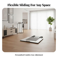 Universal Short Throw Display Device Mount Heavy Duty Retractable Display Device Platform Drill-Effortless Installation AV Accessory Floating Design for Home Theater Enthusiasts, Living Room, Bedroom