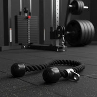 Triceps Rope Metal Clip Pull down Rope Heavy Duty Lat Pulldown Handle for Gym